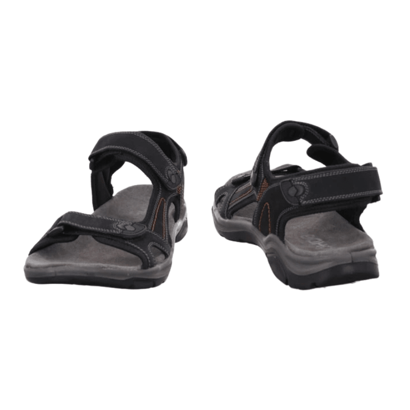 Rohde fleksibel herresandal - Sort