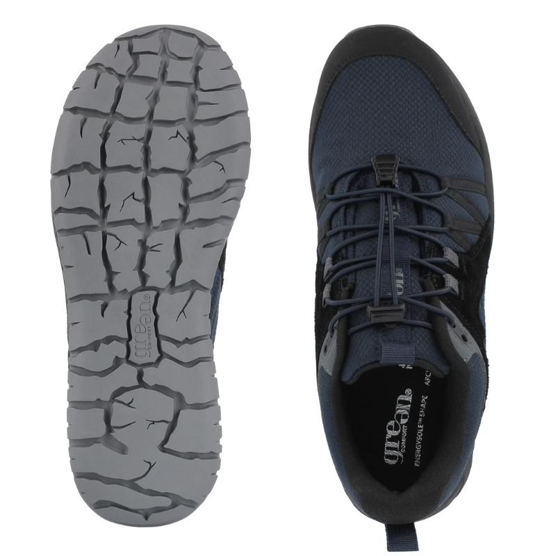 Green Comfort outdoor herresneaker - Navy