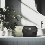 Toilettaske med bøjlelukning - Sort