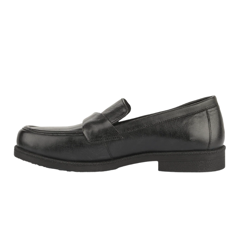 Green Comfort bred dameloafer - Svart