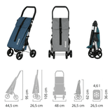 Muuvi Up Texture indkøbsvogn - Grå