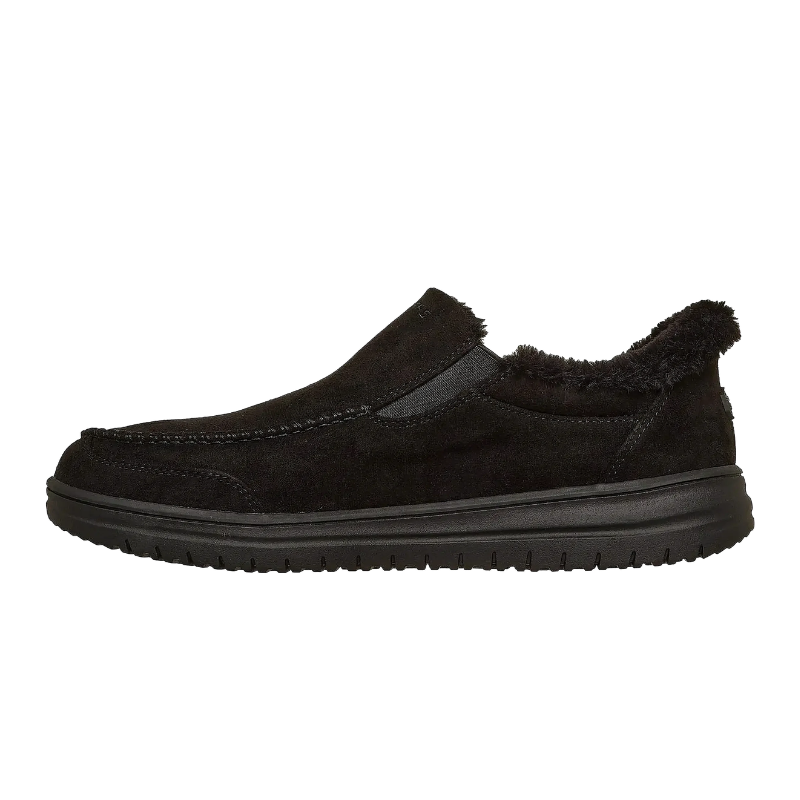 Skechers slip-in herrehjemmesko - Svart