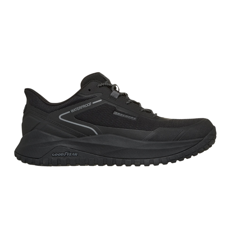 Skechers sporty slip-in herresneaker - Svart