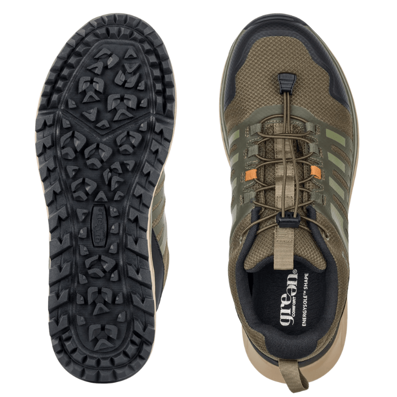 Green Comfort outdoor herresko - Grøn