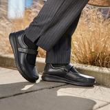 New Feet ballerina med borrelås – Sort
