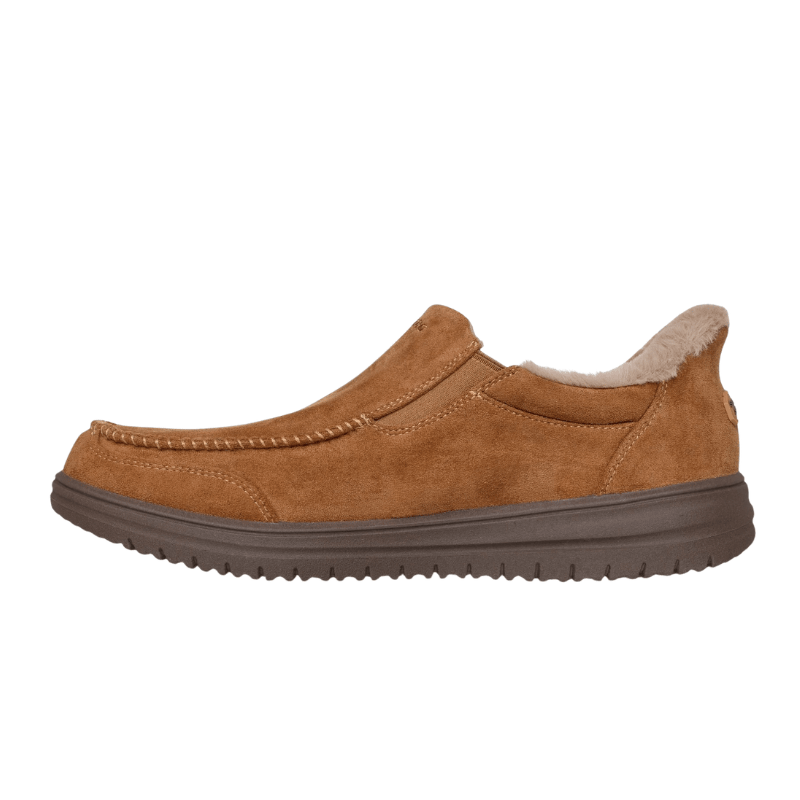 Skechers slip-in herrehjemmesko - Brun