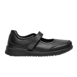 New Feet ballerina med borrelås – Sort
