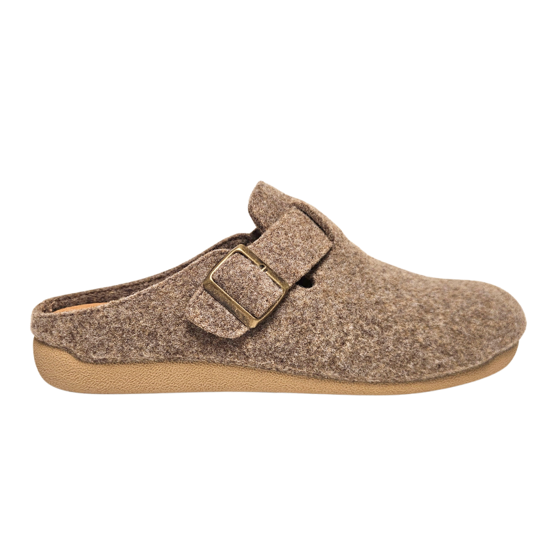 Bella Moda dametøfler - Beige