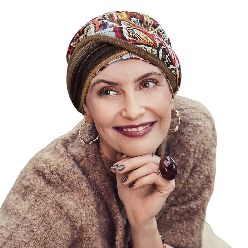 Shakti turban - Tribal Feather