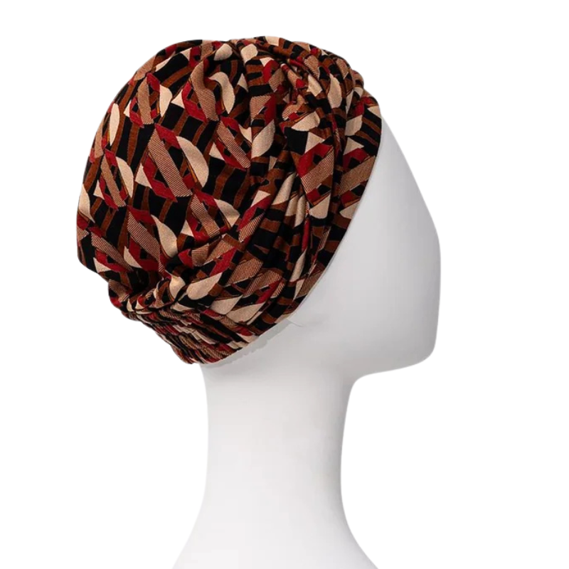 Sapphire Boho turban - Tribal Art