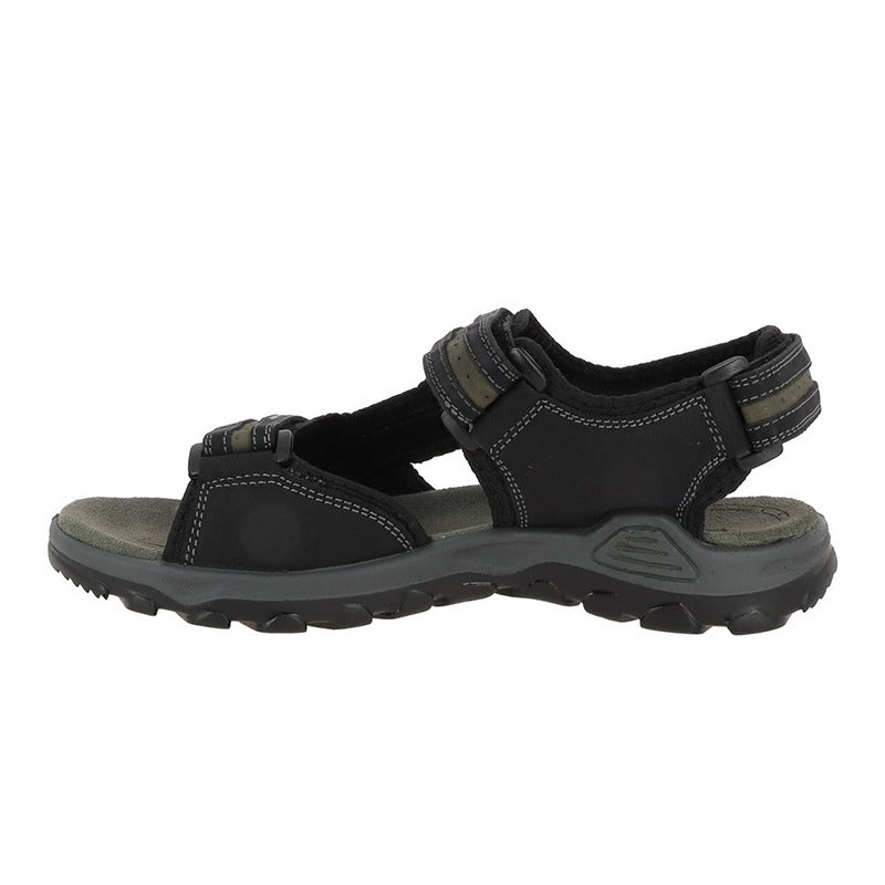 Fleksibel herresandal, Svart, Rohde