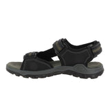 Fleksibel herresandal, Svart, Rohde