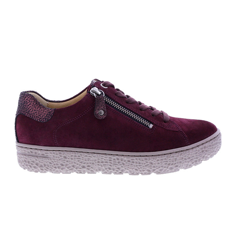 Hartjes sneaker med plateausål - Bordeaux