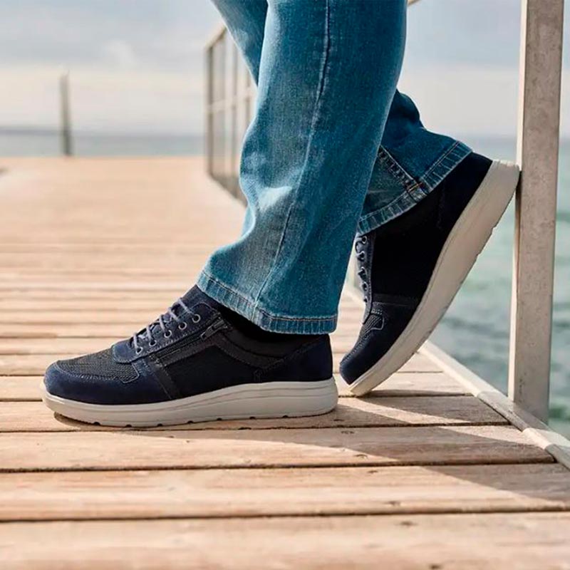 New Feet herresneaker - Mørkeblå