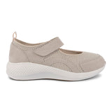 Damesko med borrelås, Sand, Green Comfort