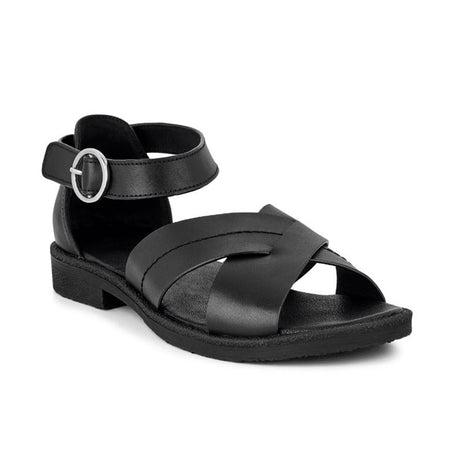 Pen damesandal, Sort, Green Comfort