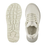 Green Comfort damesneaker - Offwhite
