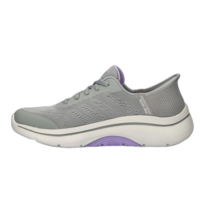 Skechers slip - in damesneaker - Grå - Seniorshop