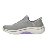 Skechers slip - in damesneaker - Grå - Seniorshop