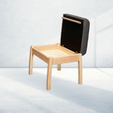 Farstrup 5699 krakk, lysnet bøk/Medley dark grey