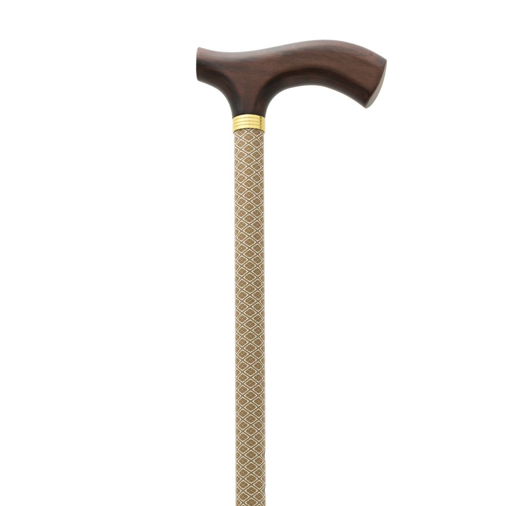 Stok, justerbar høyde, beige mønster