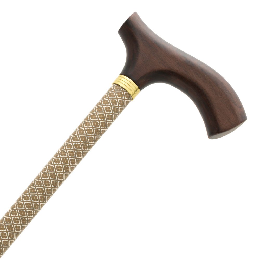 Stok, justerbar høyde, beige mønster