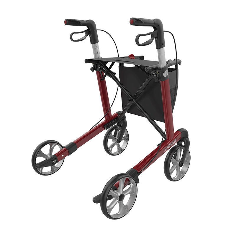 Server Rollator - Rød