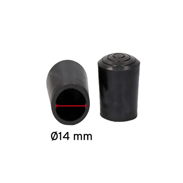 Dupsko, Sort, Ø14 mm