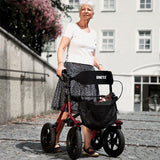 Taima XC rollator - med store luftfyldte hjul