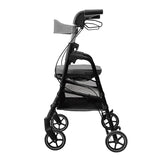 W4 rollator / indkøbsvogn - Blå - Seniorshop