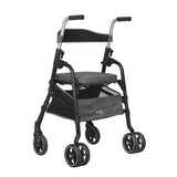 W05 rollator / indkøbsvogn - Grå - Seniorshop