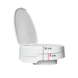 Ezy - Fit toiletforhøjer med låg, 5 - 10 cm - Seniorshop