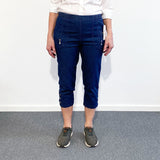 Capri damebukser - Blå denim