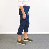 Capri damebukser - Blå denim