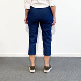 Capri damebukser - Blå denim