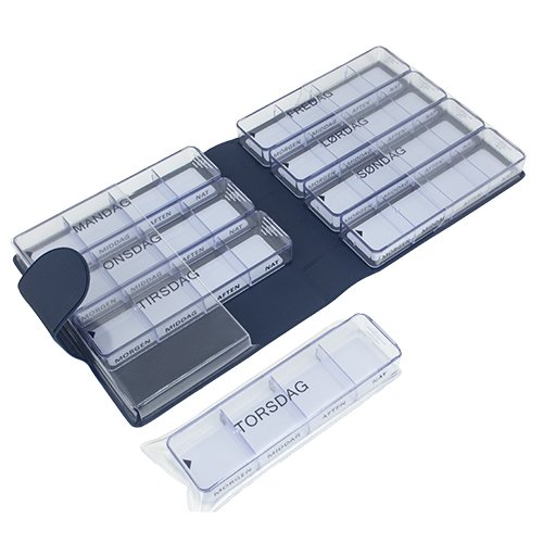 Store doseringsbokser med etui, Medimax