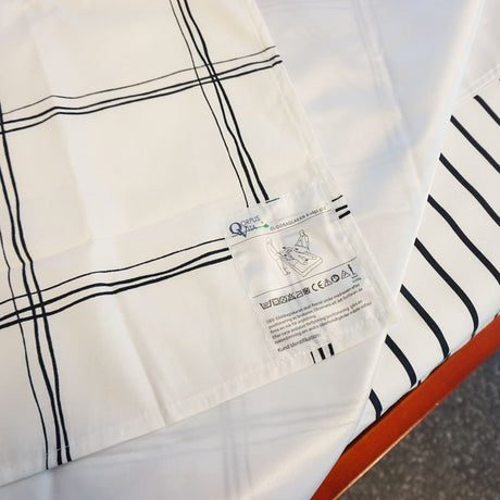 Glidelaken med sateng, 140x220 cm