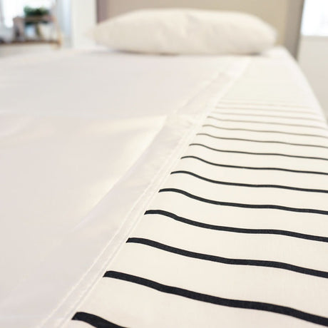 Glidelaken med sateng, 200x220 cm