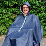 Foret regnslag / Poncho med hette