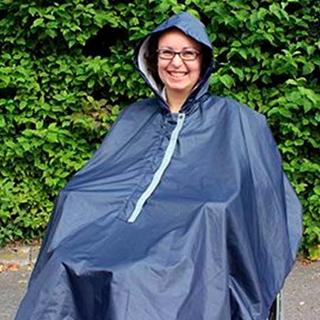 Foret regnslag / Poncho med hette